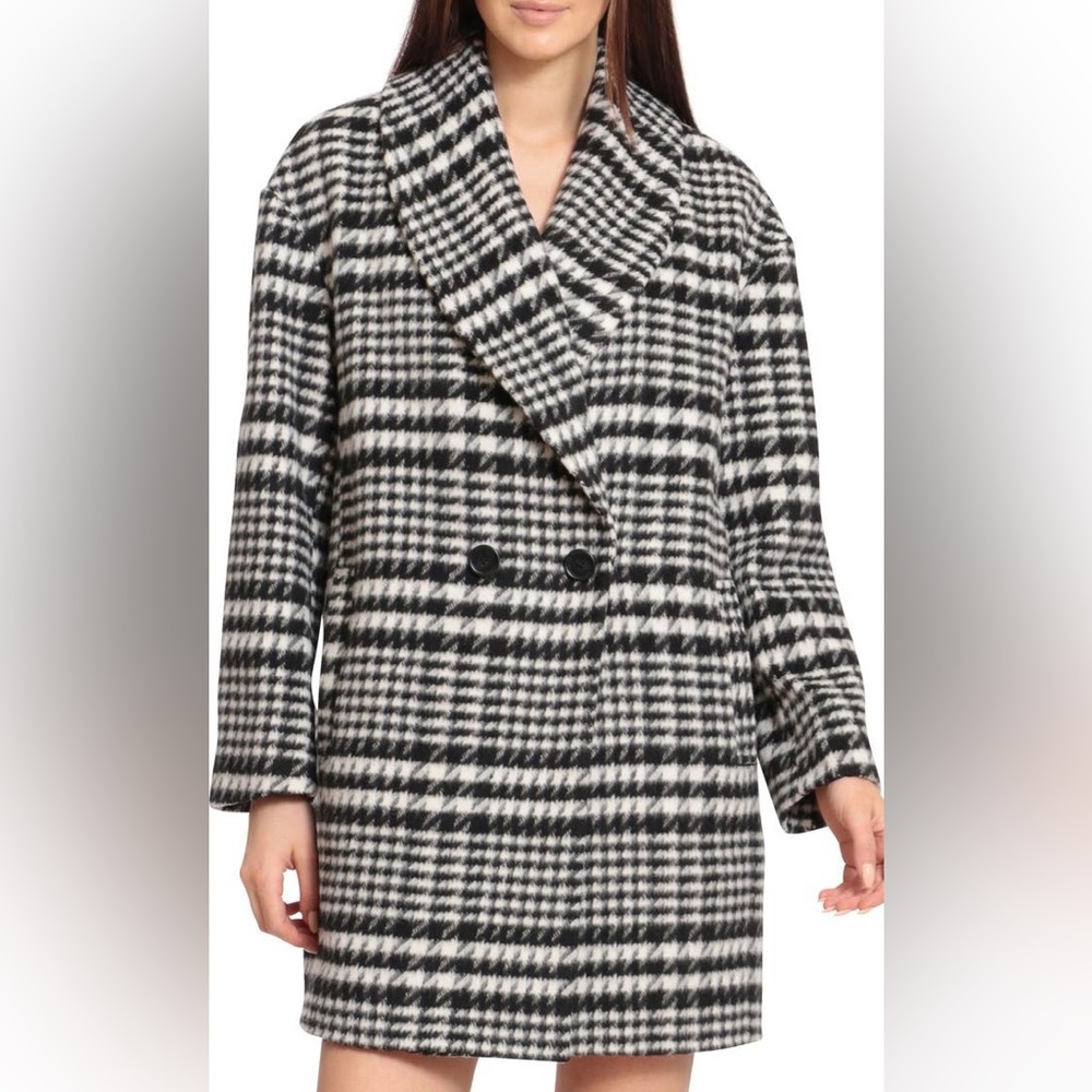 Avec Les Filles Houndstooth Coat